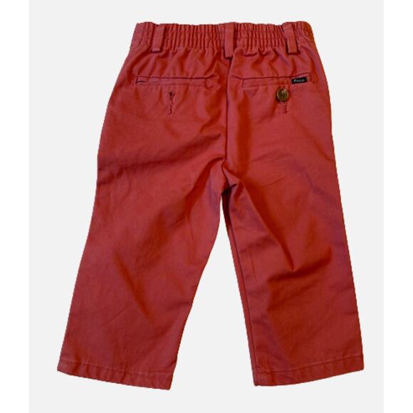 Boy's Ralph Lauren Red Chino Pants, 9M, NWT - Picture 2 of 3